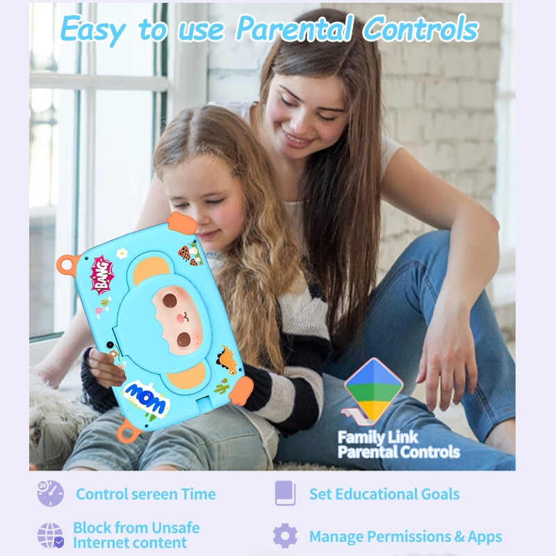 Educational Toys - แท็บเล็ตสำหรับเด็ก หน้าจอขนาด 7 นิ้ว เครื่องเรียนรู้ ของเล่นเสริมพัฒนาการสำหรับเด็กเล็ก