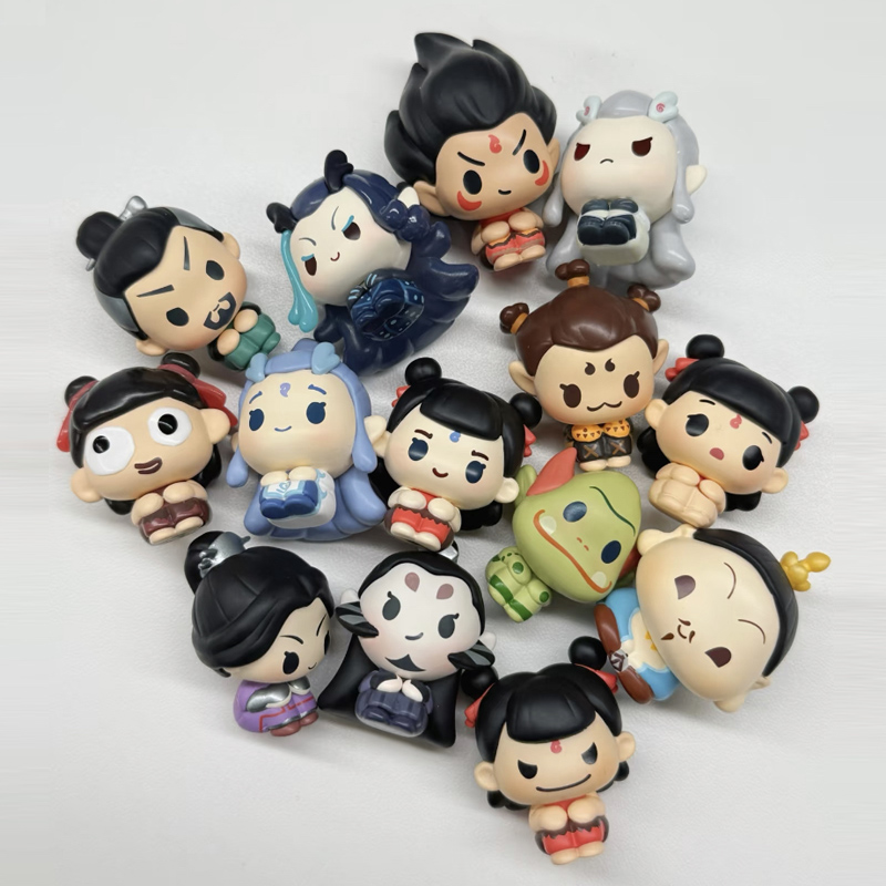 Anime Action Figure Blind Box - Ne Zha 2 นั่งแถว Series Blind