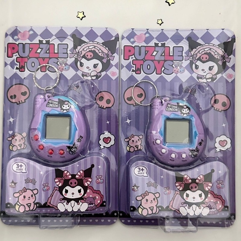 Tamagotchi Electronic Pet Virtual - เครื่องเล่นเกมสัตว์เลี้ยงอิเล็กทรอนิกส์สไตล์เรโทร - ของเล่นสัตว์ประหลาดเสมือนจริง, พวงกุญแจทามาก็อตจิสุดคลาสสิกเพื่อคลายเครียด, ของขวัญสำหรับเด็กและผู้ใหญ่