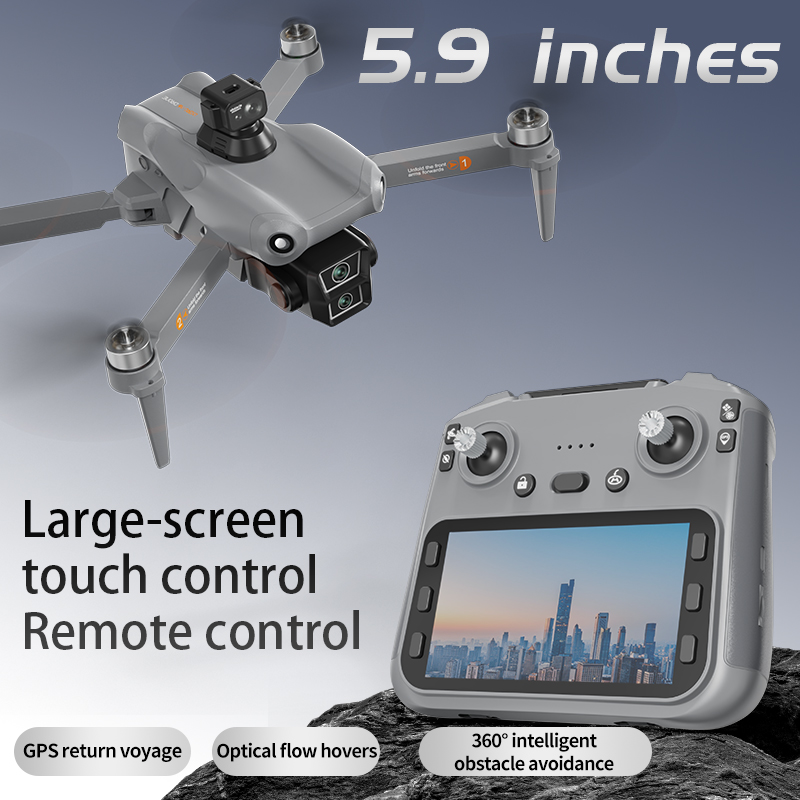 Fpv Brushless Rc Drone 4K - โดรน L300 Pro GPS ระดับมืออาชีพ พร้อมกล้อง