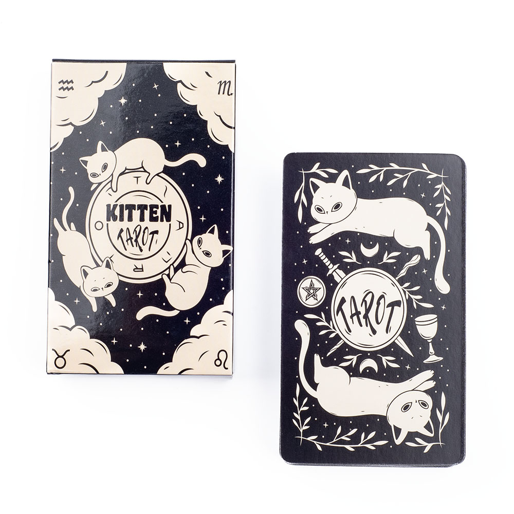 สำรับไพ่ทาโรต์สำหรับลูกแมว78ชิ - Tarot Cards Deck With Guidebook บทวิจารณ์และราคา