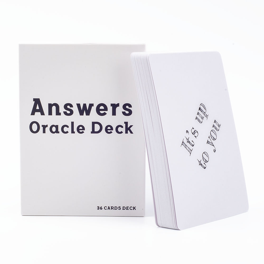 คําตอบ Oracle Deck 36 การ์ดข้อ - Tarot Cards Deck With Guidebook บทวิจารณ์และราคา