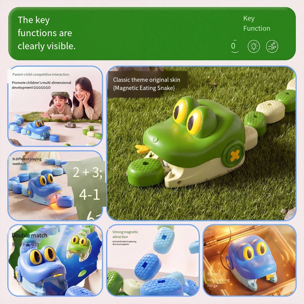 ของเล่นงูแม่เหล็กควบคุมระยะไกล - Educational Toys บทวิจารณ์และราคา