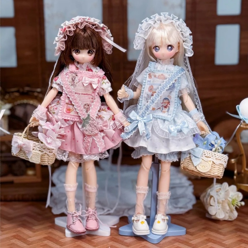 ชุดเสื้อผ้าตุ๊กตา BJD สไตล์โลล - Bjd Doll 1 6 Full Set With Clothes บทวิจารณ์และราคา