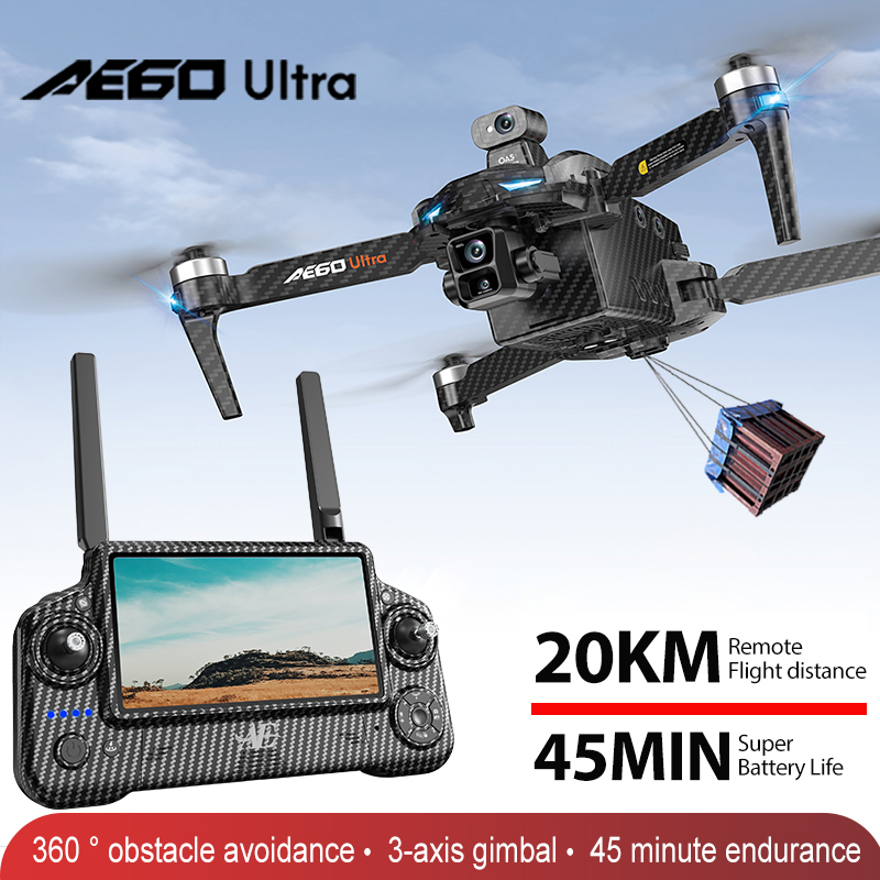 โดรน AE60 GPS ระดับมืออาชีพ กล - Fpv Brushless Rc Drone 4K บทวิจารณ์และราคา