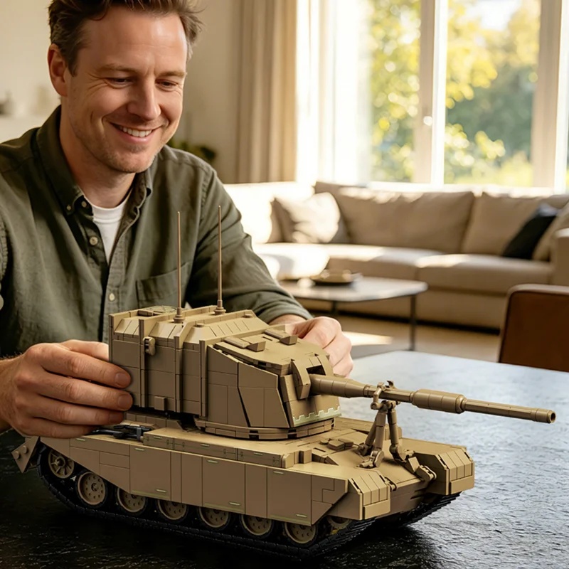 2080 ชิ้น ปืนต่อต้านรถถังหนัก  - Lego Compatible Military Tank บทวิจารณ์และราคา