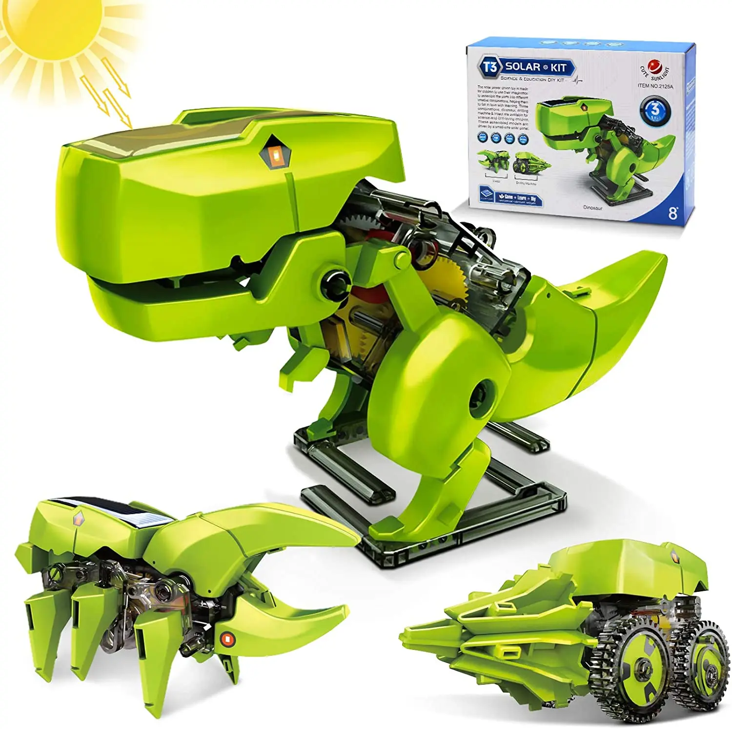 ชุดหุ่นยนต์พลังงานแสงอาทิตย์ S - Stem Solar Robot Kit For Kids บทวิจารณ์และราคา