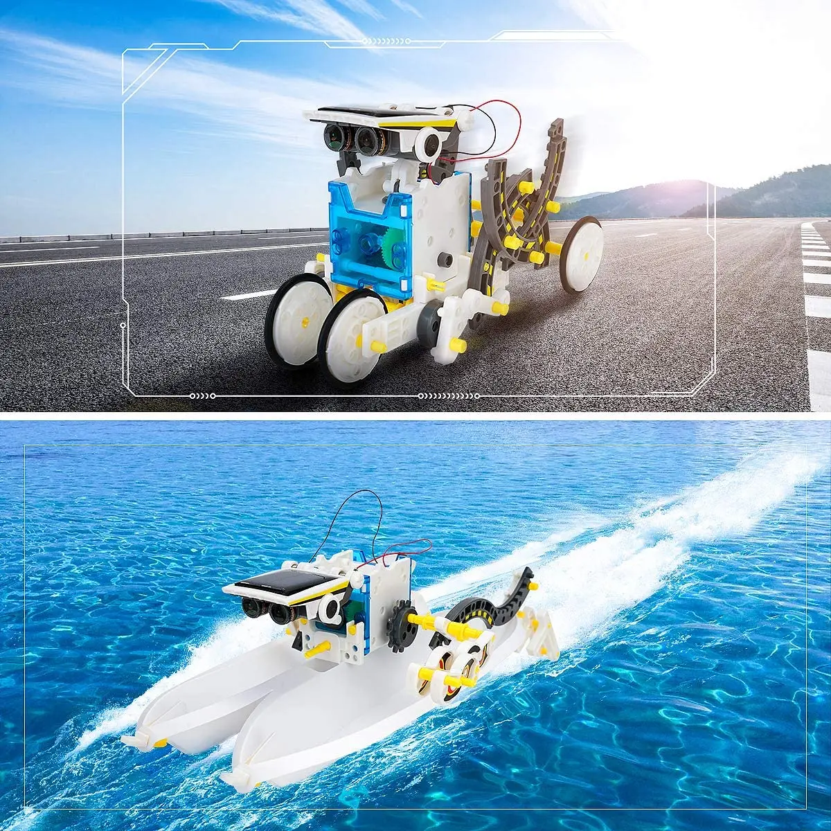 ชุดหุ่นยนต์พลังงานแสงอาทิตย์ S - Stem Solar Robot Kit For Kids บทวิจารณ์และราคา