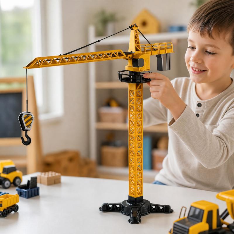 ของเล่นเครนหอคอยจำลองงานก่อสร้ - Educational Toys บทวิจารณ์และราคา