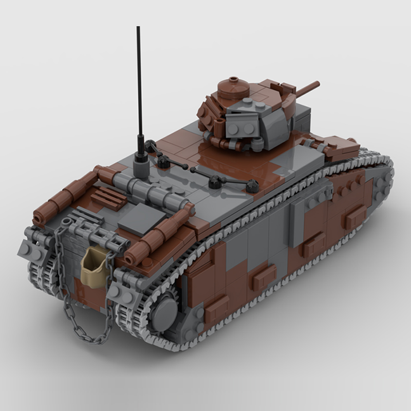 รถถังทหาร B1 Bis รุ่น MOC ตัวต - Lego Compatible Military Tank บทวิจารณ์และราคา